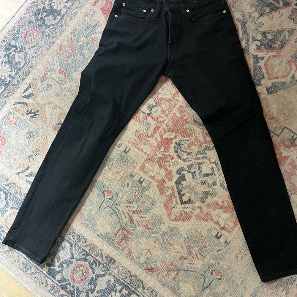 Madewell slim Black Jeans